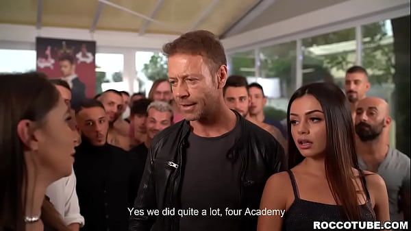 iWank Gorgwous porn stars Malena Nazionale and Martina Smeraldi accepted the 69 dick challenge with Rocco Siffredi has prepared.Which of them will win? Cumswallow