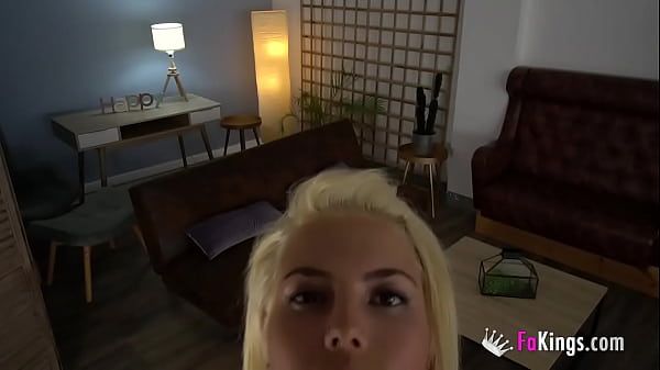 Blonde Macarena Lewis fucks her tinder hookup with a hidden camera - 1