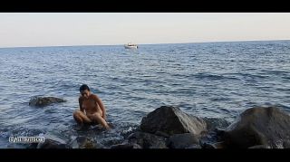 Blowjob Totally naked on the beach Eva Notty