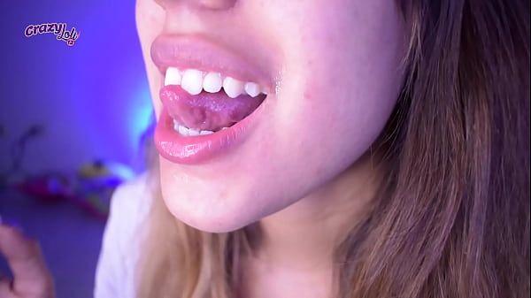 Free Fucking Long tongue- spit, licking and sucking my fingers Fucking