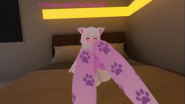 Lewd Catgirl Gets 4 Orgasm Denied (Frustrated Squirming and Moaning) Vrchat - 1