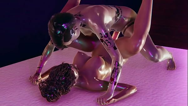 Futa - Cyberpunk 2077 Sex Tapes Vol 1 - Judy Alvarez fucks Panam Palmer - 3D Porn - 2