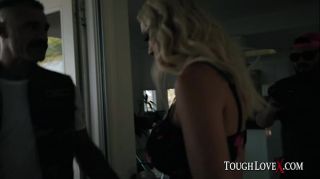 Caught TOUGHLOVEX BTS with busty blonde Kenzie Taylor Sex Toys