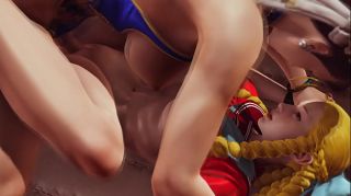 Sfico Futa - Street Fighter - Karin Kanzuki gets creampied by Chun Li - 3D Porn HDZog