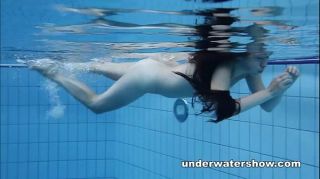 Breasts Cute Umora is swimming nude in the pool Juicy