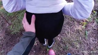 Chilena Classmate make Blowjob and Anal Fucking in the Wood until Creampie Female
