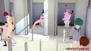 Tan Boku No Hero Hentai 3D Compilation 4 - Momo, Uraraka, Froopy Outside
