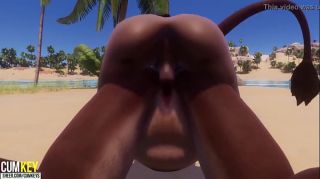 Tribbing Furry cow girl fucks with a man to reproduce | Furry monster| 3D Porn Wild Life Petera