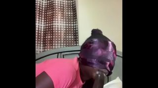 TXXX Petite African Teen sucks and drools on BBC like a lollipop Bed