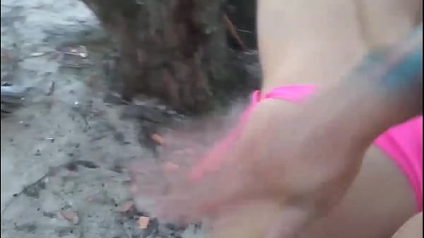 Indian Sex Passei a pica nela na areia Ecuador - 2