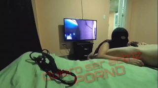 PicHunter Horny Colombian girl interrupts the video game, the boy fucks her very hard because he could not save her game. Riding