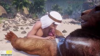 Casting Busty bitch Breeds with Furry on the beach | Big Cock Monster | 3D Porn Wild Life Site-Rip