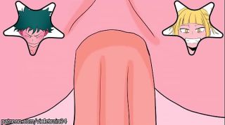 Vaginal Deku masturbates then fucks Himiko Toga Village