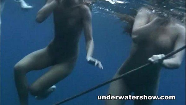 Alison Tyler Three girls swimming nude in the sea Live - 1