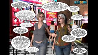 Tara Holiday 3D Comic: Uninhibited. Episode 14 Gays