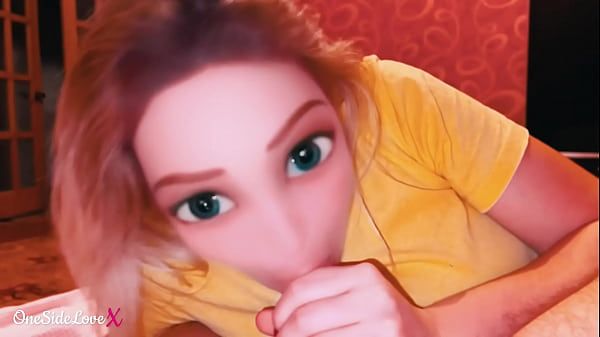 Hentai3D Realistic Sex Doll does Blowjob with wild moans Closeups - 1