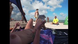 Mms Exhibitionist Wife 511 - Mrs Kiss gives us her NUDE BEACH POV view of a VOYEUR JERKING OFF in front of her and several other men watching! Porno 18