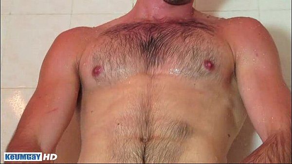 A sexy Sport guy get wanked under shower! - 2