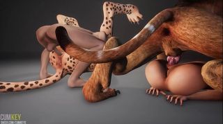 Outside Furry attack! | Big Cock Monster Orgy | 3D Porn...