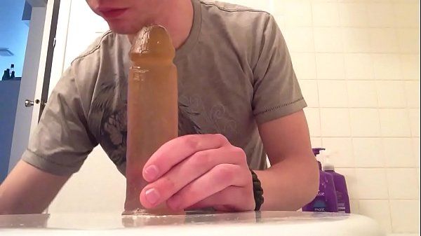 MyEx Amateur Blonde guy sloppy dildo deepthroat -On Onlyfans now Link in profile! XDating