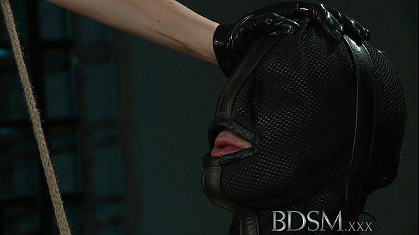 Wanking BDSM XXX Slave boy gets tied up and receives more than he bargained Face Fuck
