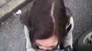 Kink amateur suck and swallow on road Verga