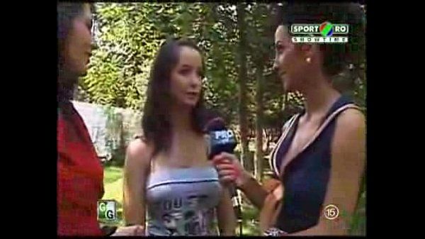 Goluri si Goale ep 8 Gina si Roxy (Romania naked news) - 2