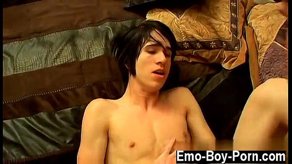 Sexy gay Jase gives his emo twink paramour every bit of his lengthy - 2