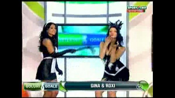 Goluri si Goale ep 15 Gina si Roxy (Romania naked news) - 2
