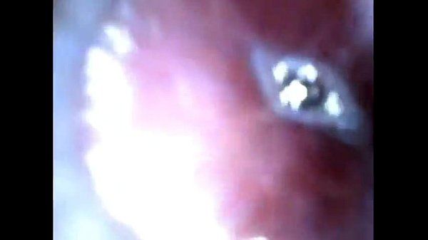 look inside my cock endoscope with test tube introducing cam deep into dick - 2