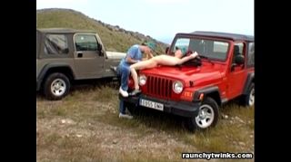 Actress The Sexy Red Jeep Matures