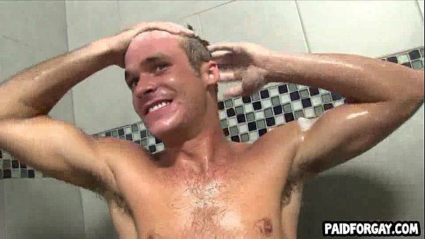 Fantasy Massage Two straight hunks showering together for money Old Vs Young