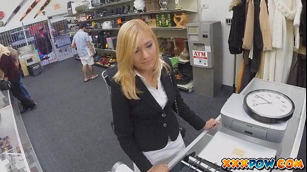 Hardcore Porn Sexy MILF banged and moans loud in pawn shop! Milk - 1