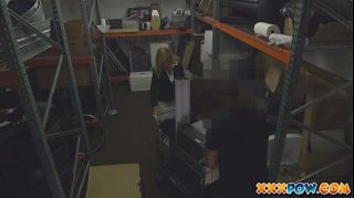 Hardcore Porn Sexy MILF banged and moans loud in pawn shop! Milk