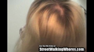 Cum Eating Blonde Bitch Off the Street Blows Me English