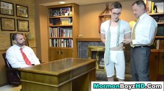 TokyoPorn Shaved mormon elder tugs Foreskin